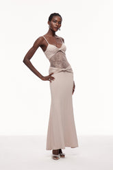 Celio Dantelli Spagetti Maxi Elbise